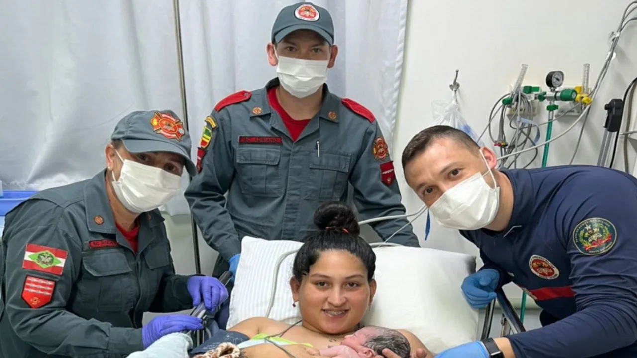 'Não deu tempo' SC bate recorde de partos fora do hospital, diz bombeiros