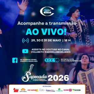 Rádio Clube inicia transmissão ao vivo das Sapecadas nesta sexta