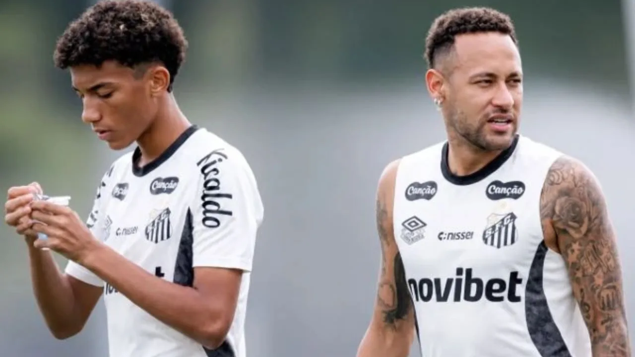 Santos investiga confusão entre Neymar e Robinho Jr.