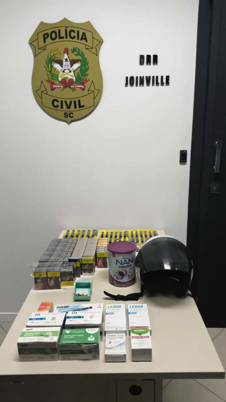 VÍDEO homem é preso por série de roubos em Joinville