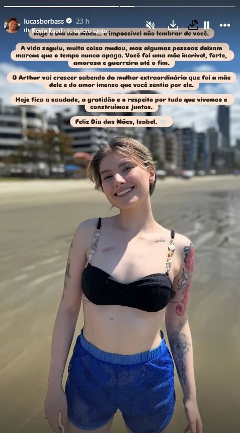 víuvo isabel veloso dia das mães