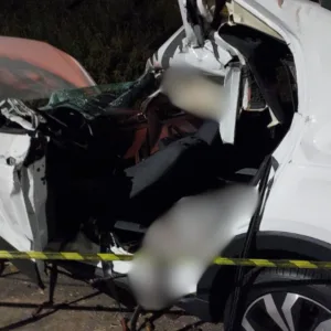 Batida violenta deixa homem morto em rodovia de SC | Foto: PMRv/Divulgação