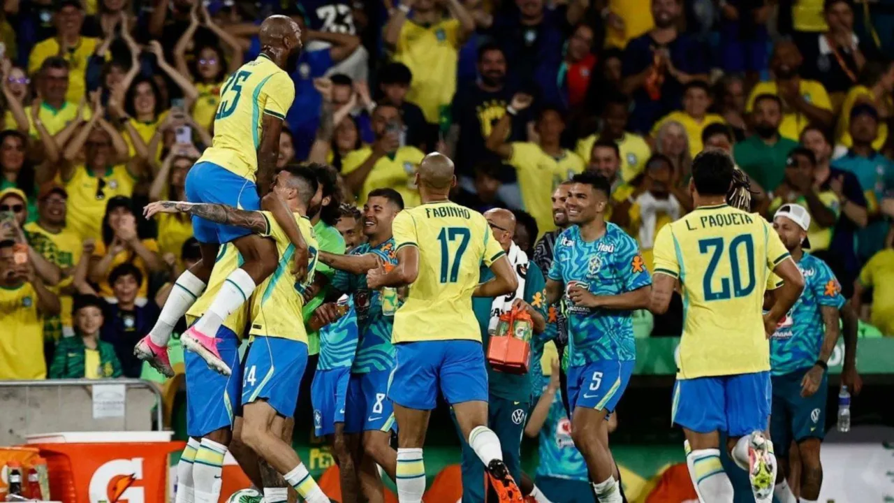 Brasil goleia por 6 a 2 e chega embalado para a Copa do Mundo