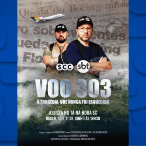 Documentário do SCC SBT relembra tragédia do voo 303 em Florianópolis
