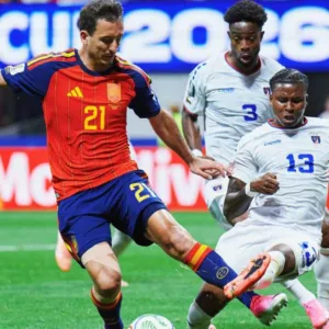 Favorita, Espanha decepciona e fica no 0 a 0 com Cabo Verde.| Foto: Reprodução SBT Sports / Divulgaçaõ
