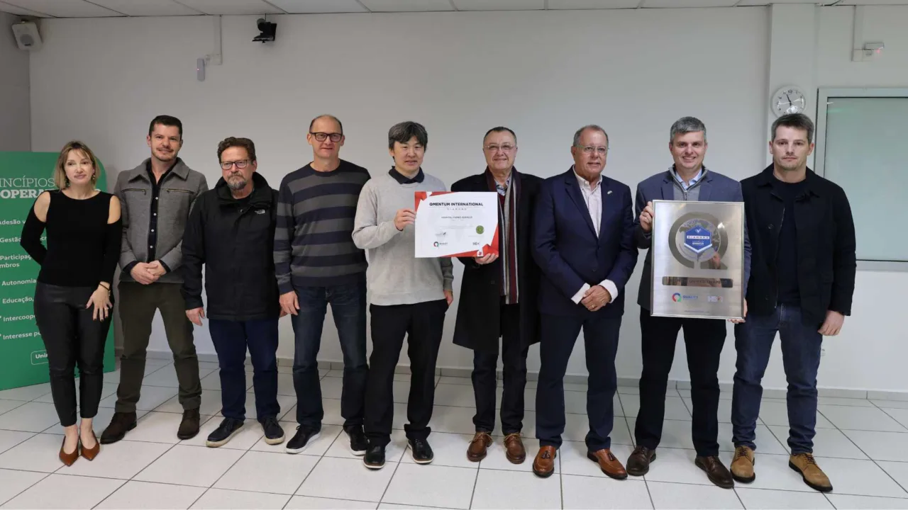 Hospital Unimed Chapecó conquista recertificação internacional Qmentum Diamond