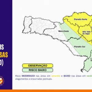 Lages alerta para previsão de chuva intensa neste sábado (20)