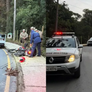 Motociclista é encontrado morto com marcas de tiros após suposto acidente em SC