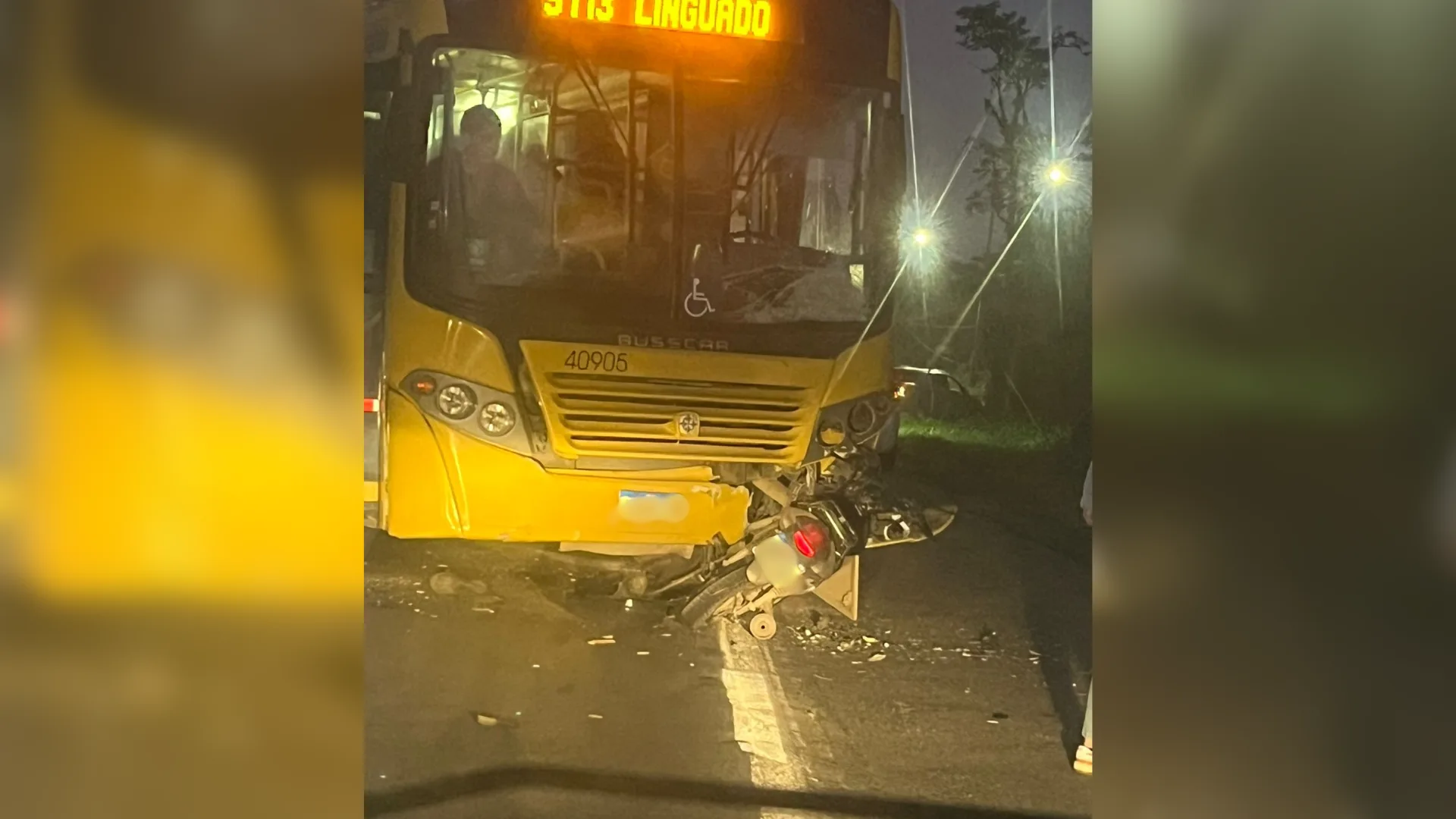 Motociclista morre em batida frontal com ônibus na BR-280