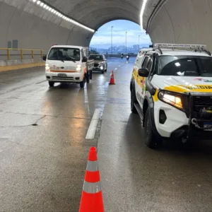 Motociclista morre no Túnel Antonieta de Barros, em Florianópolis