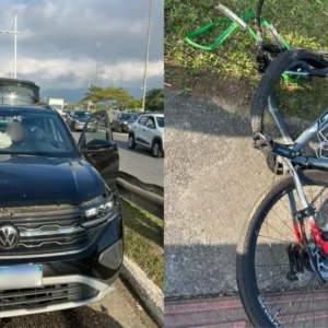 Motorista embriagado, dado como desaparecido, invade ciclovia e atropela ciclista em Florianópolis