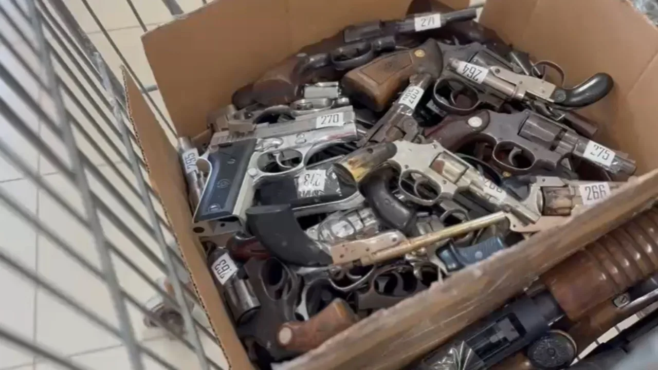 PF destrói 70 armas de fogo e anuncia que destruir mais 700