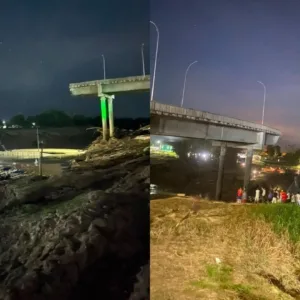 Ponte recém inaugurada desaba no interior do Acre