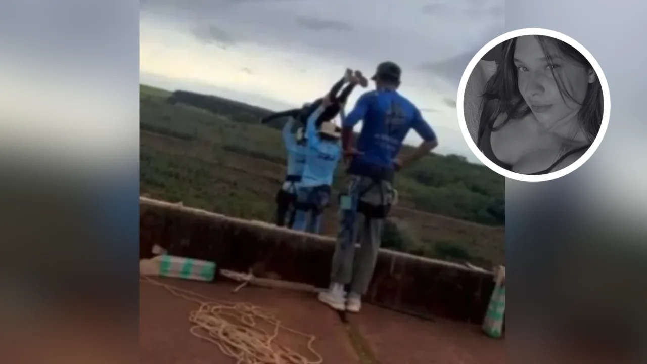 Publicação feita horas antes da queda repercute após morte de jovem em rope jump