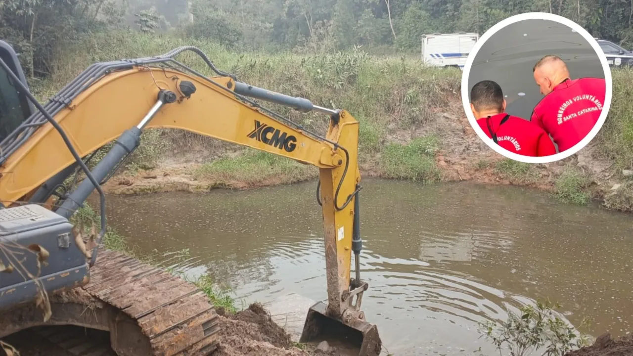 Restos mortais são encontrados em córrego de Araquari