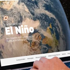 SC lança página especial com informações e orientações sobre o fenômeno El Niño | Foto: Divulgação