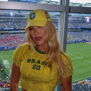 Vídeo de Virginia comemorando gol de Vini Jr. repercute nas redes sociais - Imagem: redes