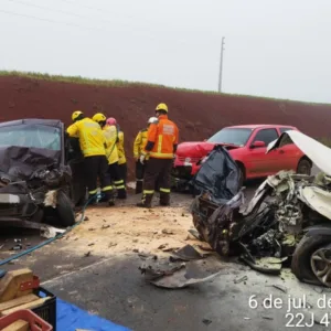 Acidente deixa um morto e feridos em Campos Novos