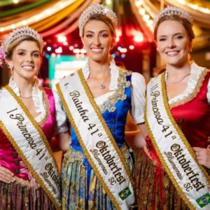 Altura mínima e idade: veja os requisitos para ser rainha da Oktoberfest Blumenau; inscrições terminam hoje