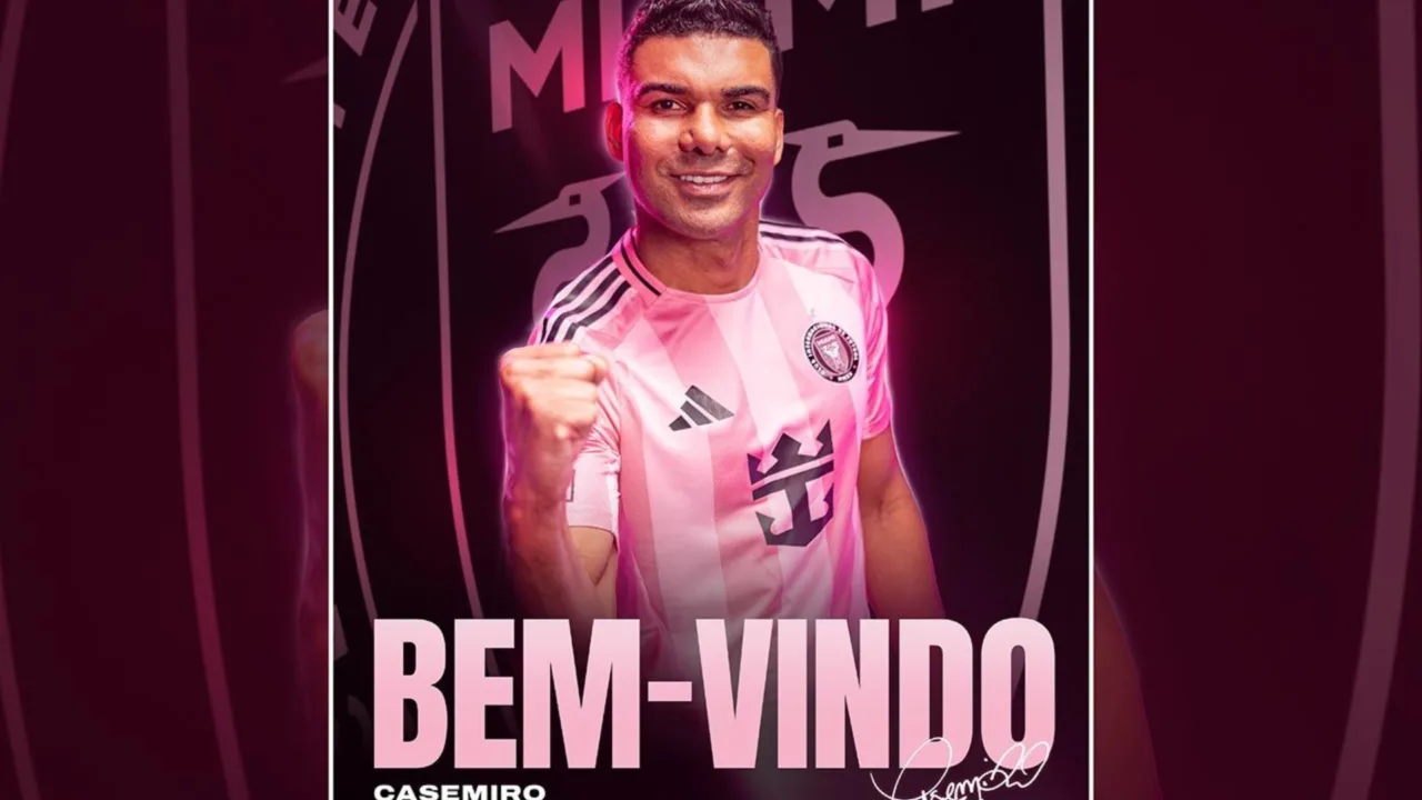 Casemiro reforça o Inter Miami para atuar ao lado de Messi