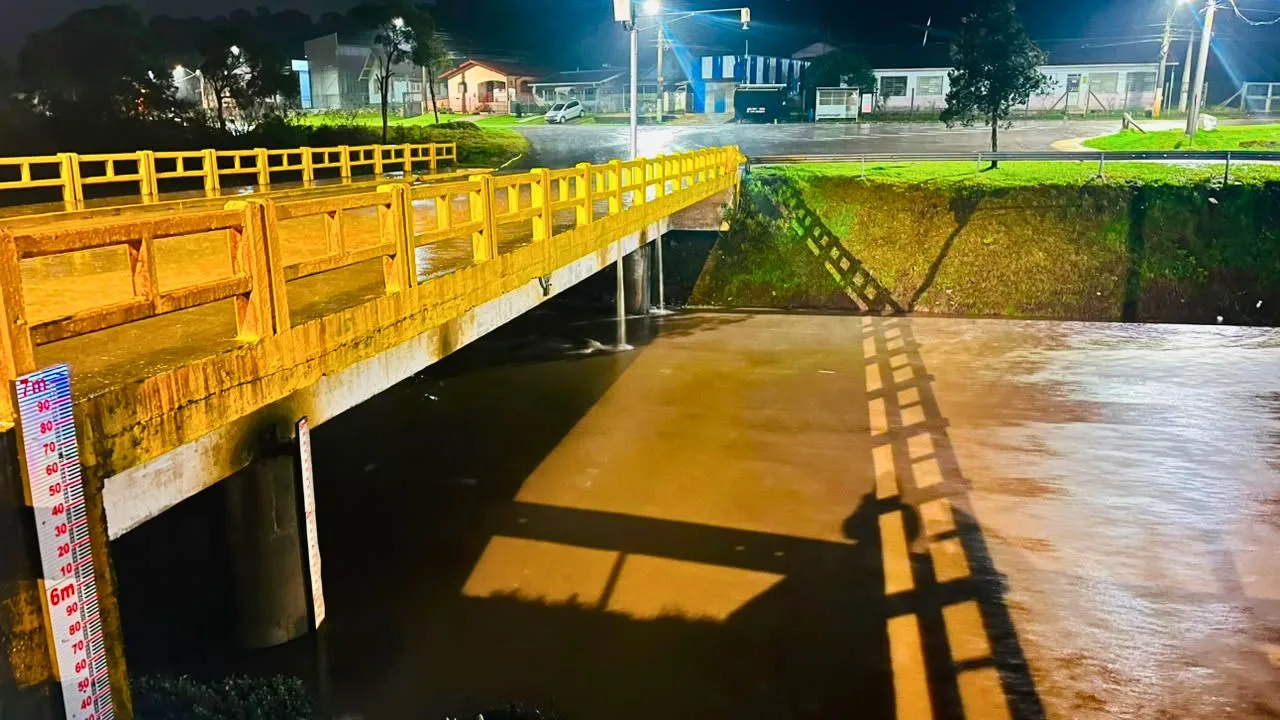 Chuva forte mobiliza a Defesa Civil em Lages nesta quarta