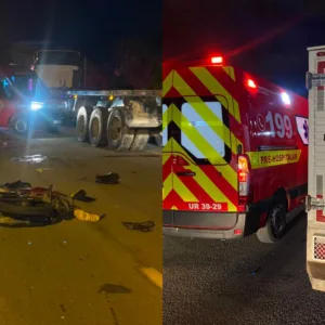 Homem morre após grave batida entre carro e moto em rodovia de SC