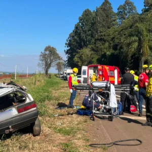Homem morre em acidente na BR-282, em Chapecó