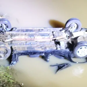 Motorista é encontrado morto após carro capotar e cair em rio em SC