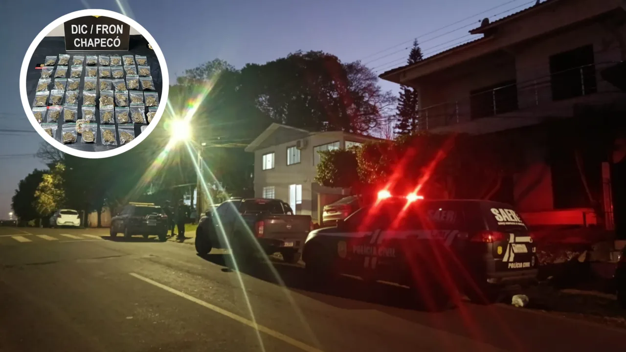 Operação prende homem e apreende drogas em Chapecó