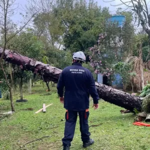 Tempestade provoca destruição e deixa 720 desabrigados no RS