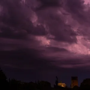 Lages entra em alerta para chuvas intensas e temporais severos | Foto: Fábio Pavan