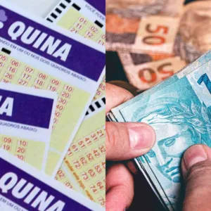 Apostas de cinco cidades de SC faturam bolada na Quina 7116 | Foto: Reprodução/montagem Canva