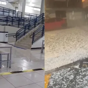 Ciclone extratropical coloca SC em alerta vermelho para fortes temporais | Foto: reprodução / Redes Sociais 