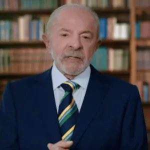 'Não seremos colônia de ninguém', diz Lula em pronunciamento | Foto: Reprodução, via SBT News