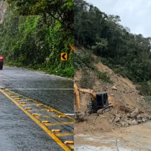 A Serra Dona Francisca foi liberada por volta das 18h deste domingo (13), após equipes da SIE concluírem a limpeza da queda de barreira no km 15  | Foto: Reprodução | Google Maps | SIE