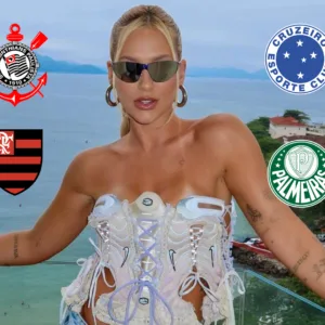 Virginia Fonseca revela time do coração durante NFL Rio Game