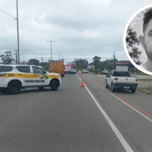 Identificado o motociclista que morreu após acidente com ônibus na SC-401, em Florianópolis